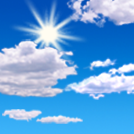 Mostly sunny